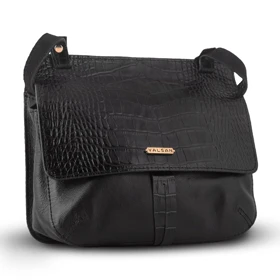 کیف دوشی زنانه چرم یلسان مدل ساینا کد 030-GC