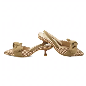 کفش مجلسی زنانه پاشنه‌دار مدل sandal valentino - 0092