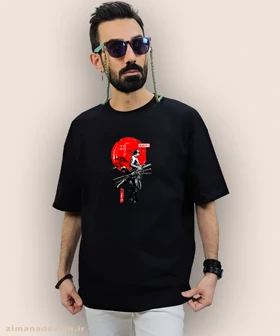 تیشرت لش مردانه و زنانه طرح وان پیس شخصیت زورو کد 985