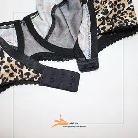 ست پلنگی لاکرا فنردار برند بارون لاوندر کد 3035 Leopard