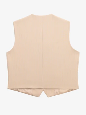 جلیقه زنانه کرپ دیپلمات کلاسیک کوتاه مانا