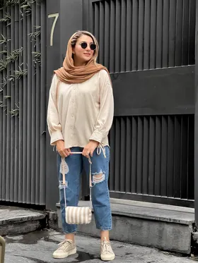 شومیز آستین بندی