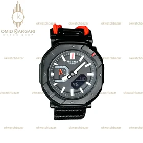 ساعت مچی کاسیو جی شاک پرو ترک قرمز مشکی Casio G-shock Protrek