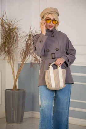 ترنج کت یقه ایستاده