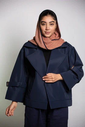 بارانی سانتانا الورا New (سرمه ای)