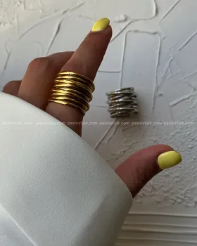 انگشتر فنری استیل
