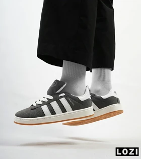 کفش کتانی بزرگ پا خاکستری ADIDAS Campus