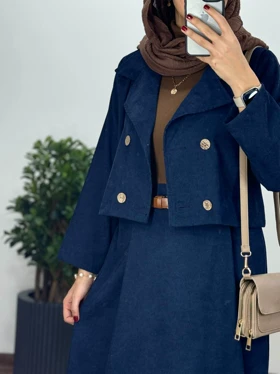 ست کت و دامن ارغوان 1