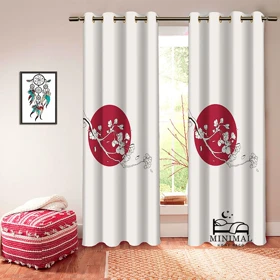 پرده اسپرت طرح شاخه درخت مدل W4858