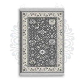 فرشینه از جنس پارچه هازان مخمل ترک طرح سنتی و مدرن برند دفه کد DAMG382