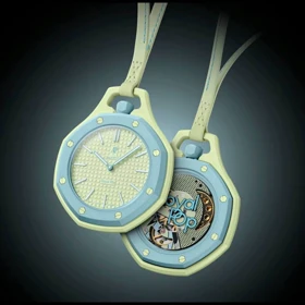 ساعت رویال پاپ آبی پاستیلی Royal Pop , OMEGA X AP