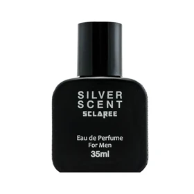 عطر جیبی مردانه اسکلاره مدل Silver Scent با رایحه گرم و تند حجم 35 میلی لیتر