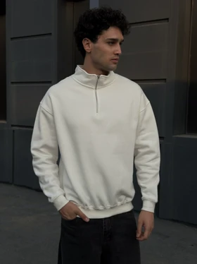 دورس نیم زیپ اورجینال پول اند بیر سفید/Original STWD Pull & Bear Doors