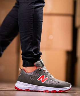 کفش مردانه New Balance طوسی