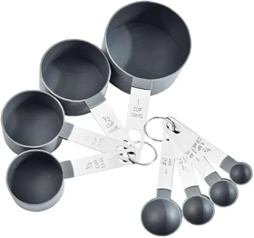 پیمانه 8 عددی طوسی