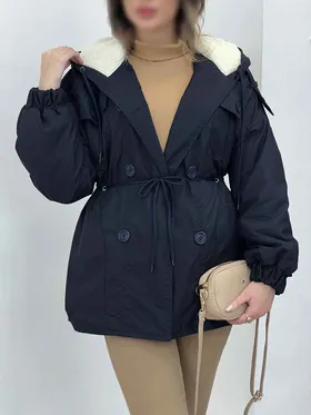 کاپشن سرشانه پاگن جیب پیله