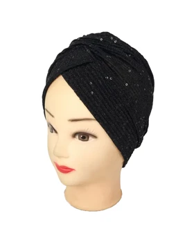 توربان پلیسه پولکی زنانه خاتون