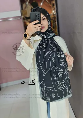 شال طرح لاین آرت