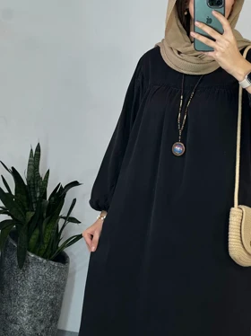 پیراهن مانتویی بلند جین هانا(ایراد دار)