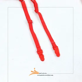 ست قرمز گارتر دار فنردار برند وایت لیدی کد 19.2
