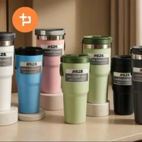 تراول ماگ دسته تاشو 900 میل