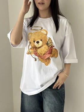 لانگ تدی سفید هیمه استایلیش