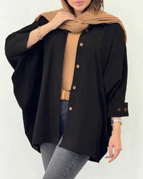 مانتو پانچ آستین دودکمه