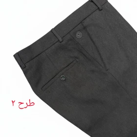 شلوار پارچه‌ای مردانه _ پارچه اطلس طرح خاویاری قواره کلاسیک