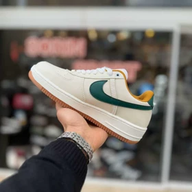 کتانی نایک ایرفورس سفید سبز سایز بزرگ کد 6256