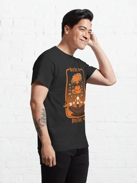 تیشرت inside out طرح Breathe In Breathe Out Classic T-Shirt کد 198693
