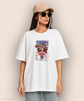 تیشرت لش مردانه و زنانه طرح وان پیس کد910