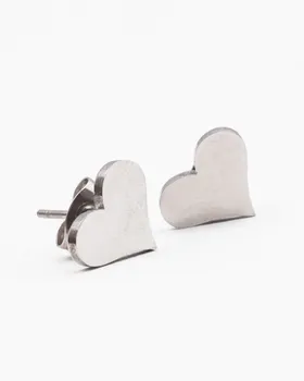 گوشواره استیل طرح قلب زنانه
