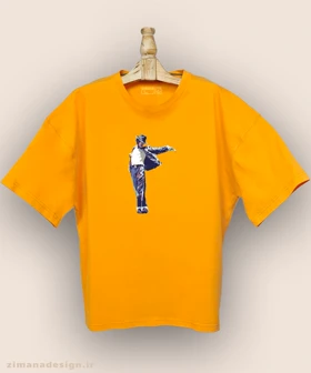 تیشرت لش مردانه و زنانه طرح مایکل جکسون کد 976