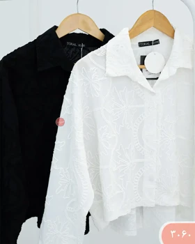 شومیز کراپ خامه دوزی 3060