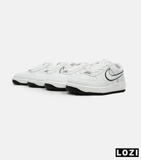 کفش مردانه و زنانه سفید مشکی NIKE AIR FORCE