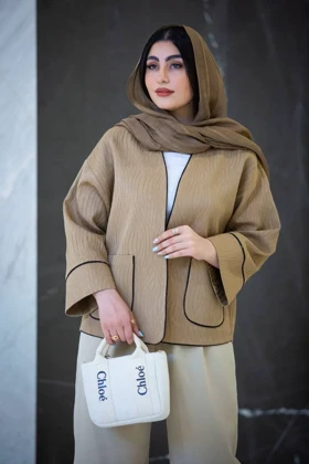 کت ژاکارد مغزی دوزی