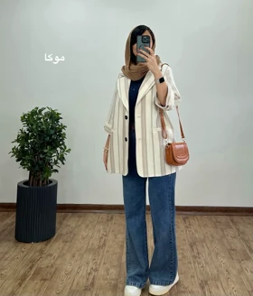 مانتو کتی لینن کنفی لیلیا با قد بلندتر(ایراد دار)