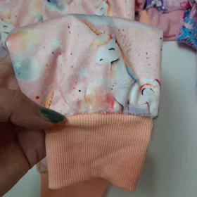 بلوز شلوار مخمل دخترانه طرح کرومی ,تک شاخ وگوزنی