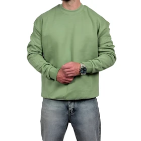 دورس مردانه سبز ماچا سه نخ طرح ساده