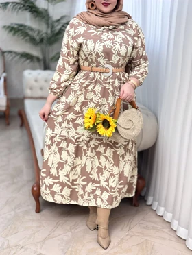 پیراهن نخی گلبرگ 3180