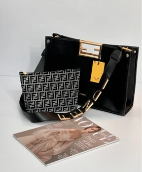 کیف دسته فلزی وارداتی FENDI
