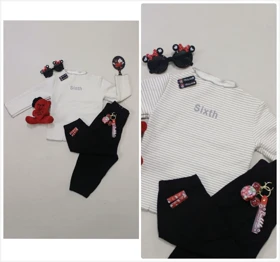 بلوزگرم توکرکی و شلوار لی دخترانه