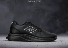 کتانی نیوبالانس تمام مشکی سایز زنانه و مردانه