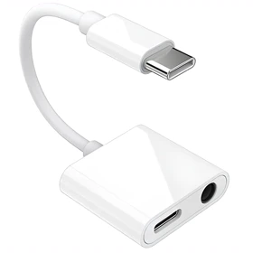 کابل تبدیل Type-C به Type-C و جک 3.5mm رسی RECCI مدل RDS-A08