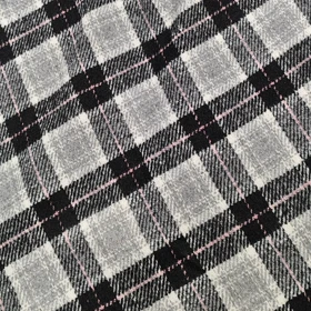 دامن چهارخونه پشمی قد 75 کد 50129