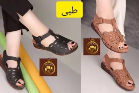 صندل طبی چسبی اسپرت زنانه خورشیدی