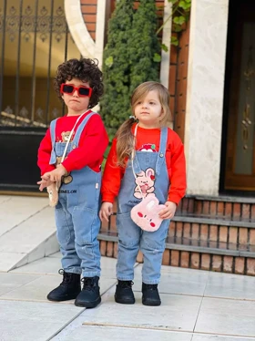 ست سه تیکه بیلر بلوز وارداتی 1 الی 5 سال