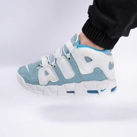 کفش و کتانی مردانه مدل ایر آپتمپو Nike air more Uptempo رنگ آبی سفید
