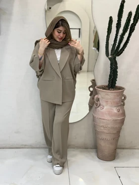 کت و شلوار کرپ