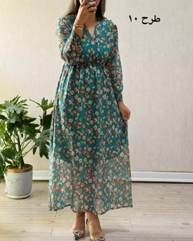 پیراهن حریر گلشید 1